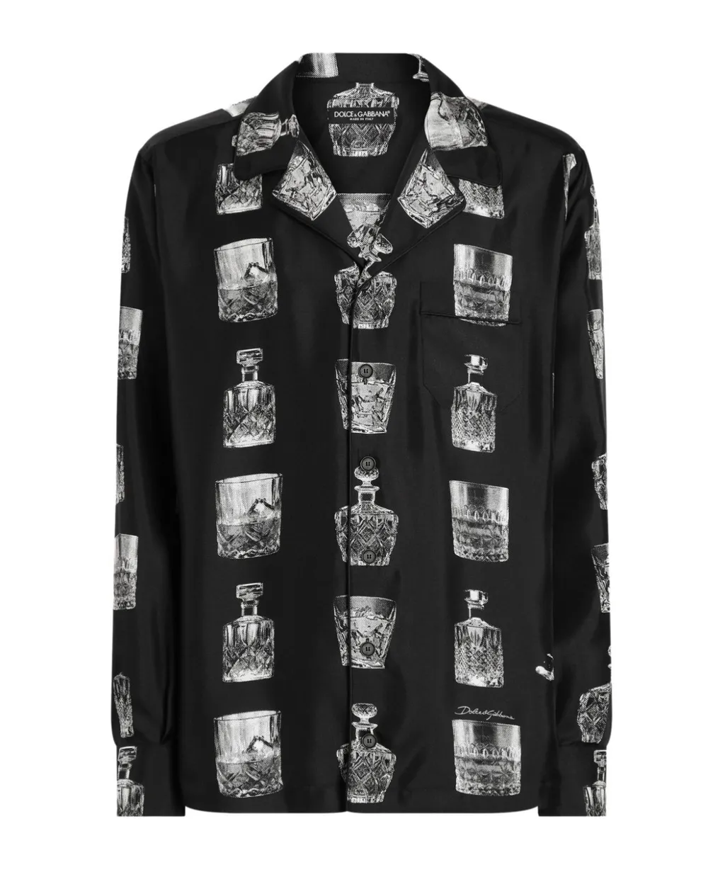Liquor-Print Shirt