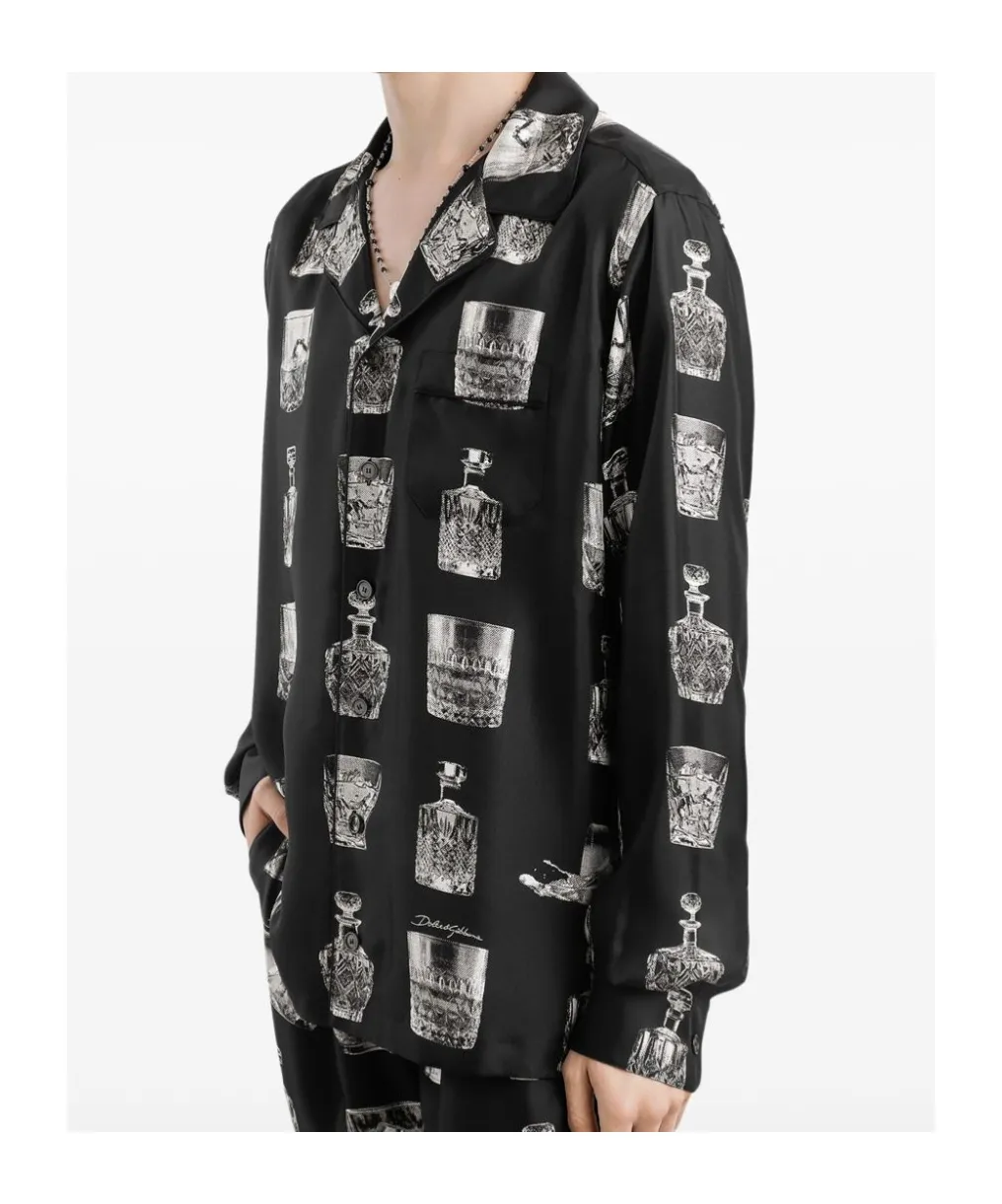 Liquor-Print Shirt