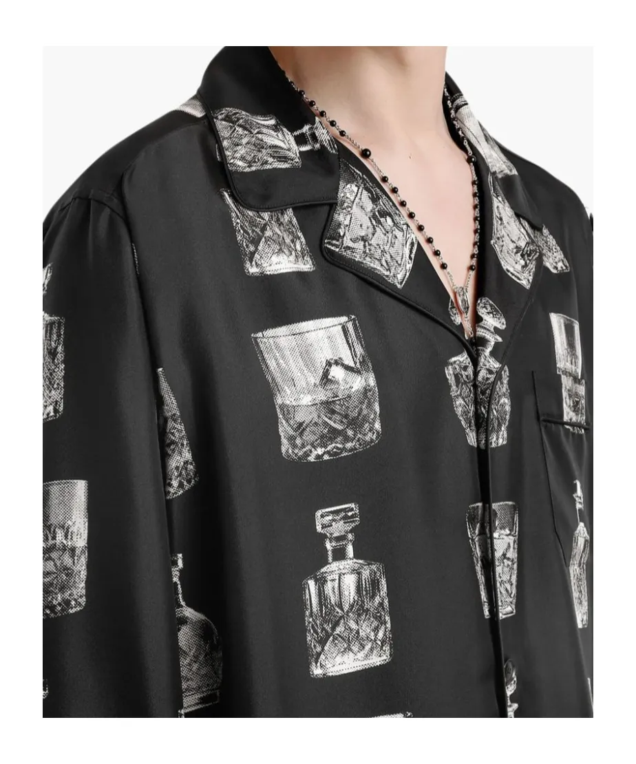Liquor-Print Shirt