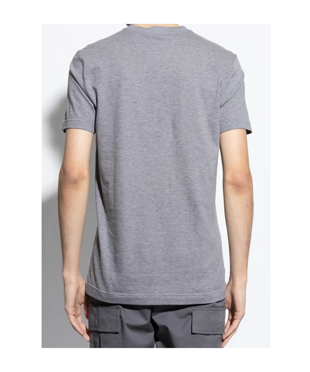 Logo Plaque V-Neck T-Shirt