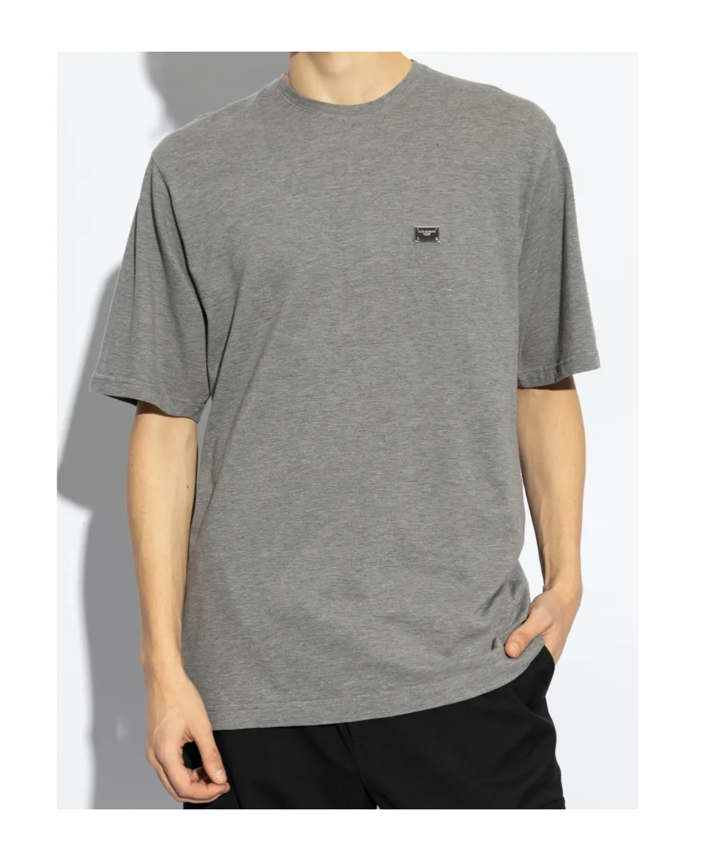 Logo Tag Crewneck T-Shirt
