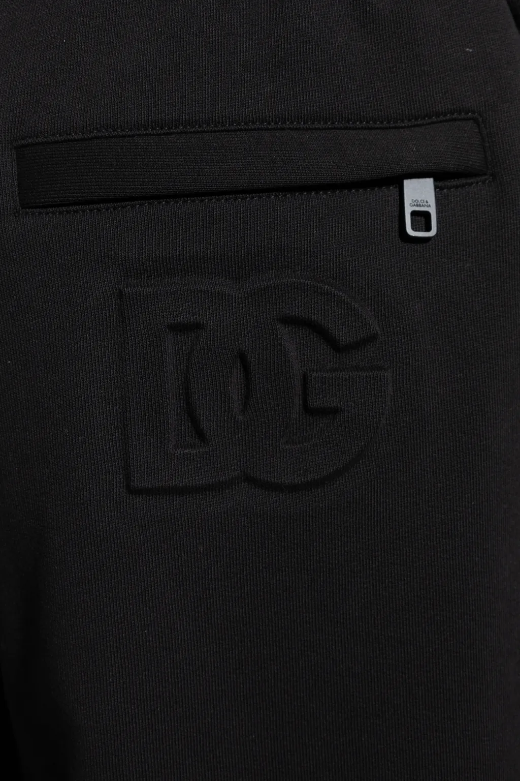 Logo Embossed Drawstring Shorts