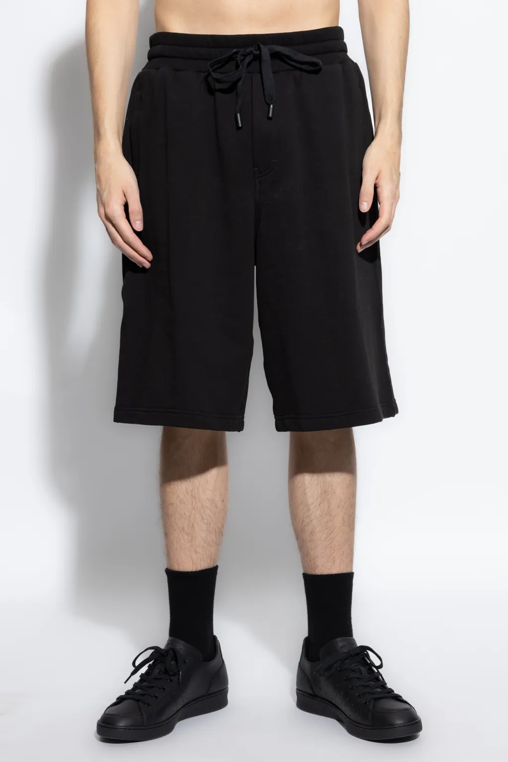 Logo Embossed Drawstring Shorts