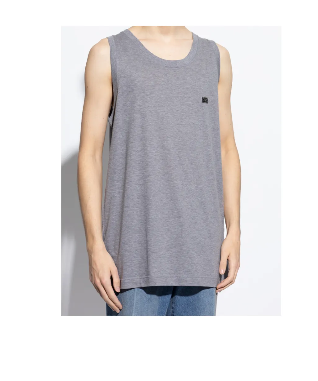 Logo Tag Oversize Singlet