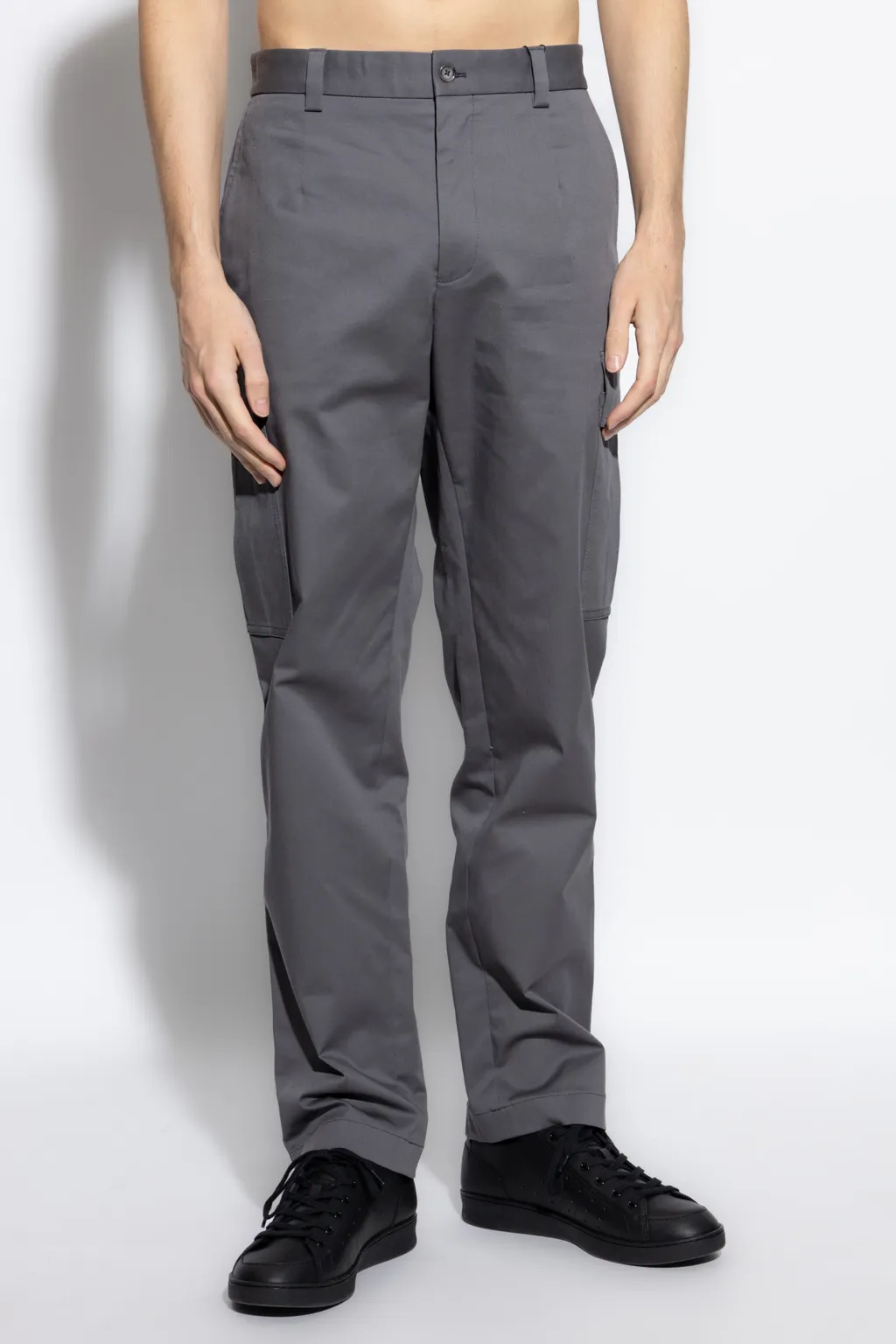 Logo Plaque Cargo Pants