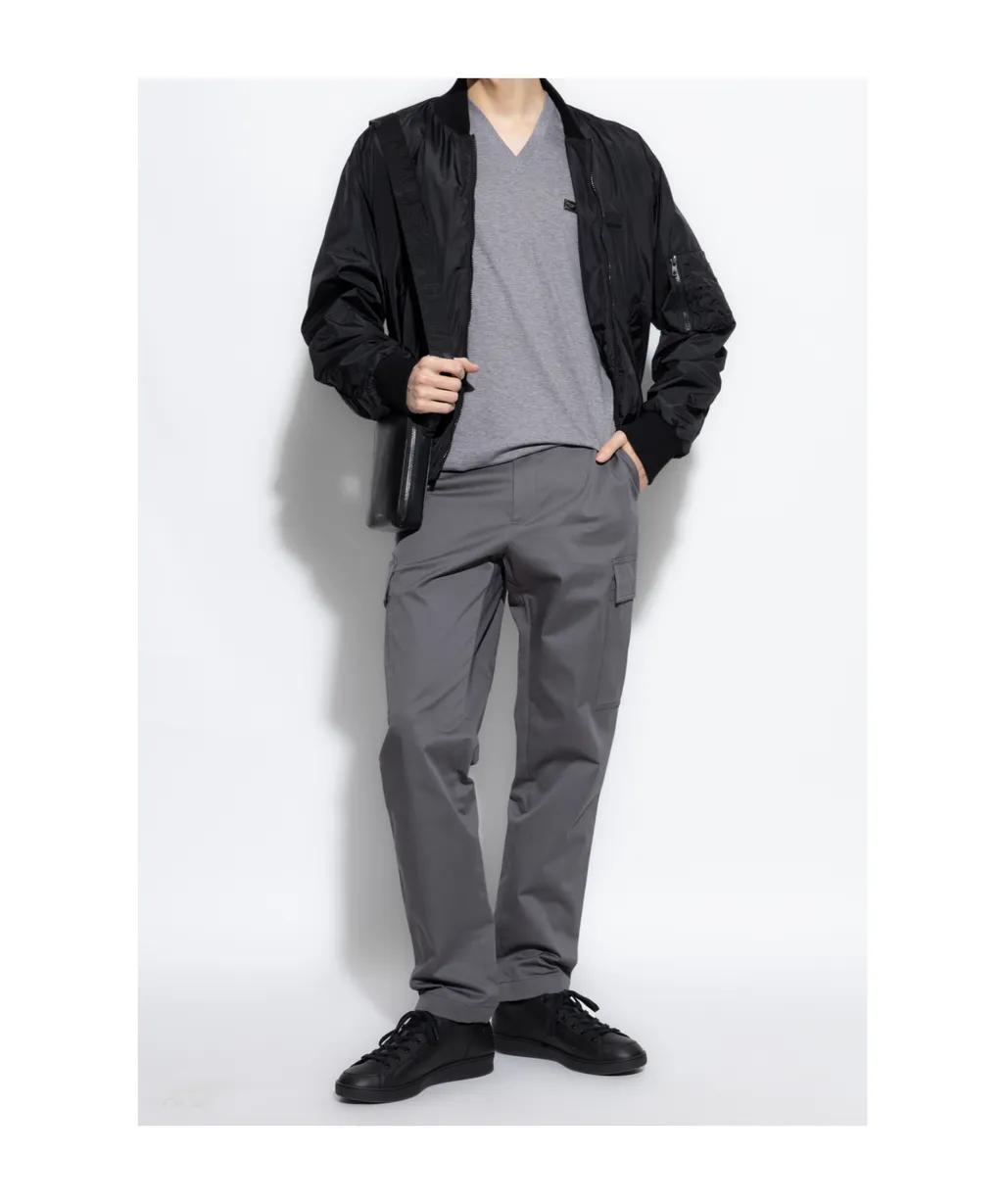 Logo Plaque Cargo Pants