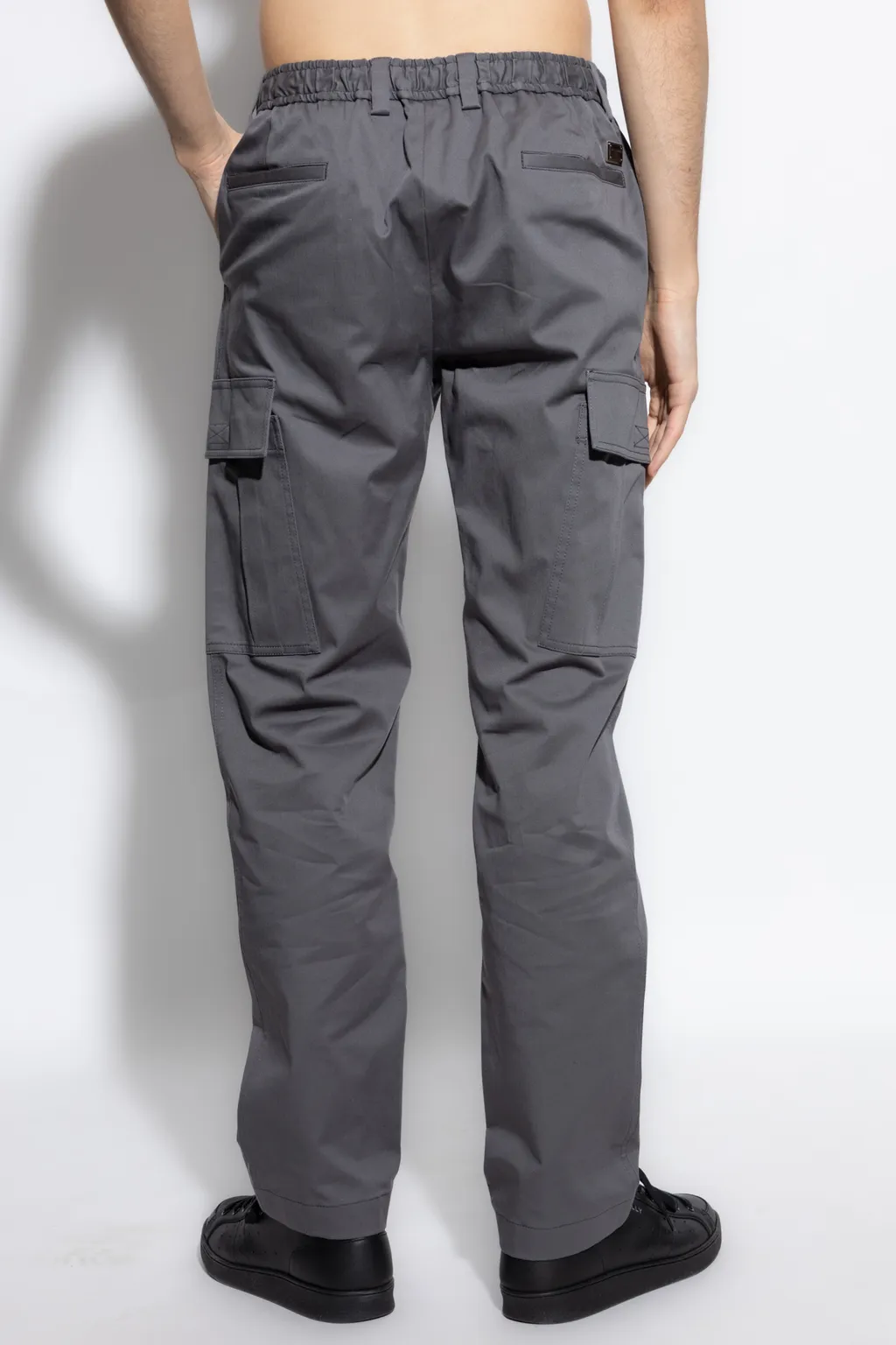 Logo Plaque Cargo Pants