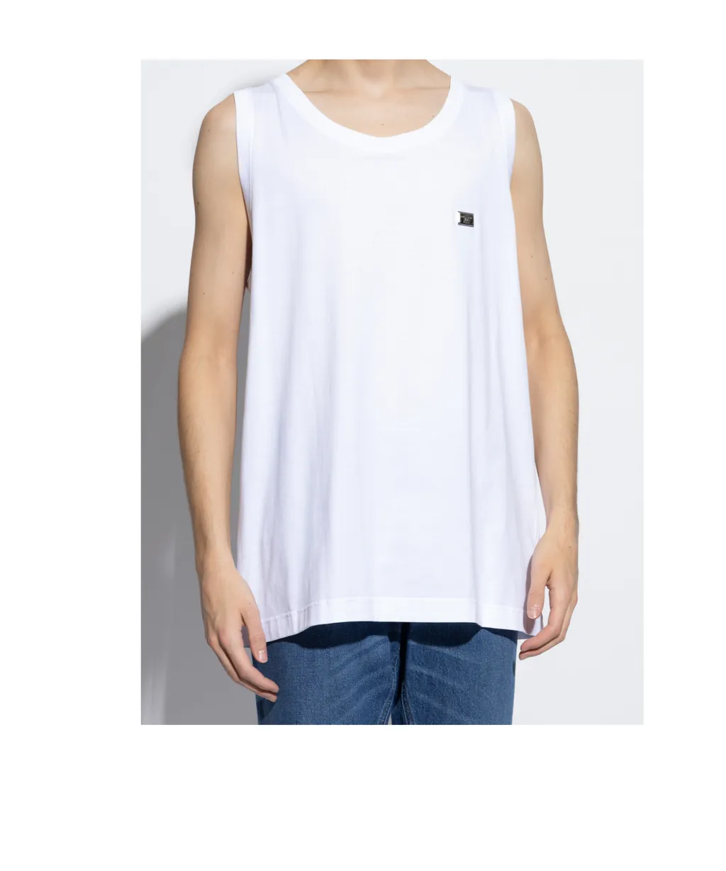 Logo Tag Oversize Singlet