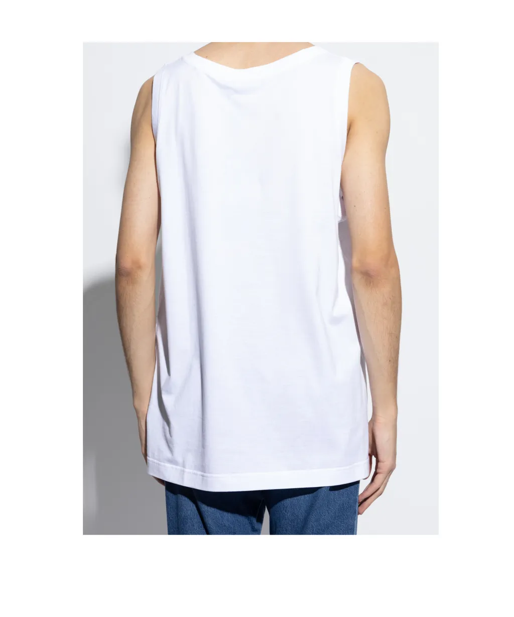 Logo Tag Oversize Singlet