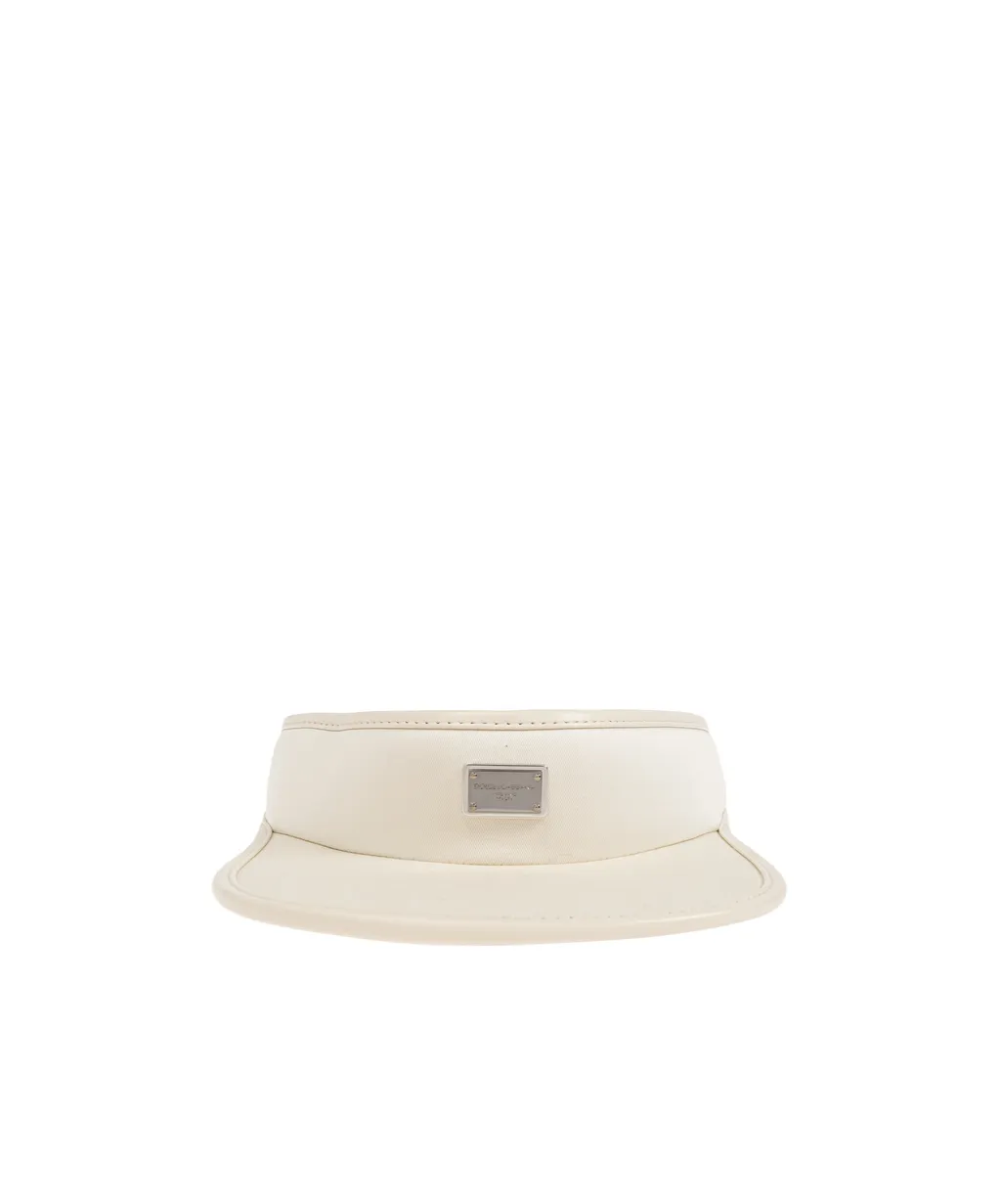 Logo Plaque Gabardine Visor