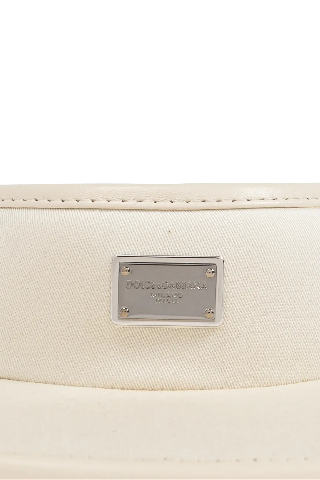 Logo Plaque Gabardine Visor