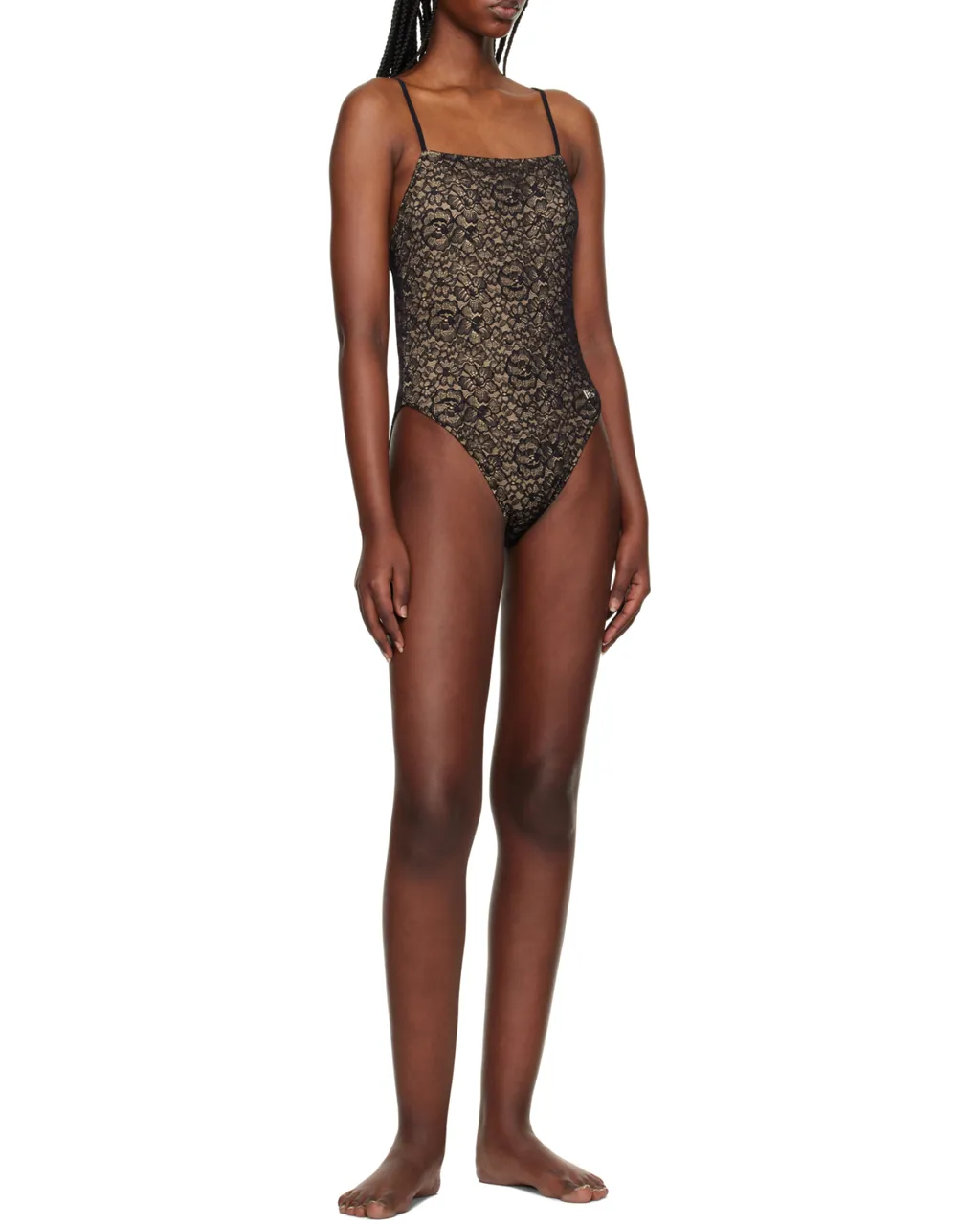 One-Piece Lace Swimsuit