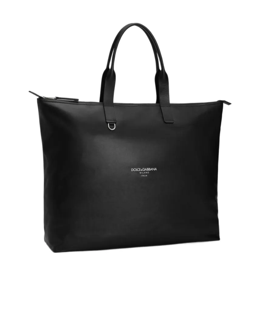 Logo Printed Large Shopper Bag