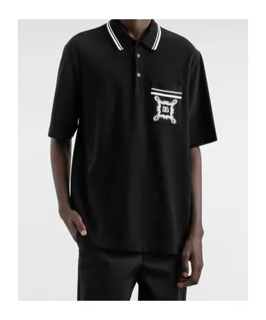 Logo Embroidered Polo Shirt