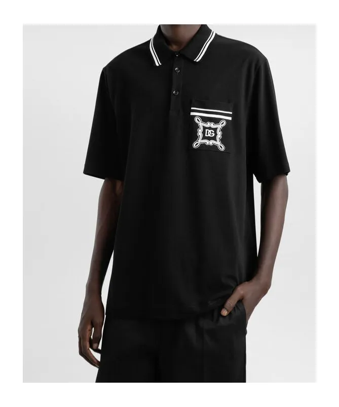 Logo Embroidered Polo Shirt