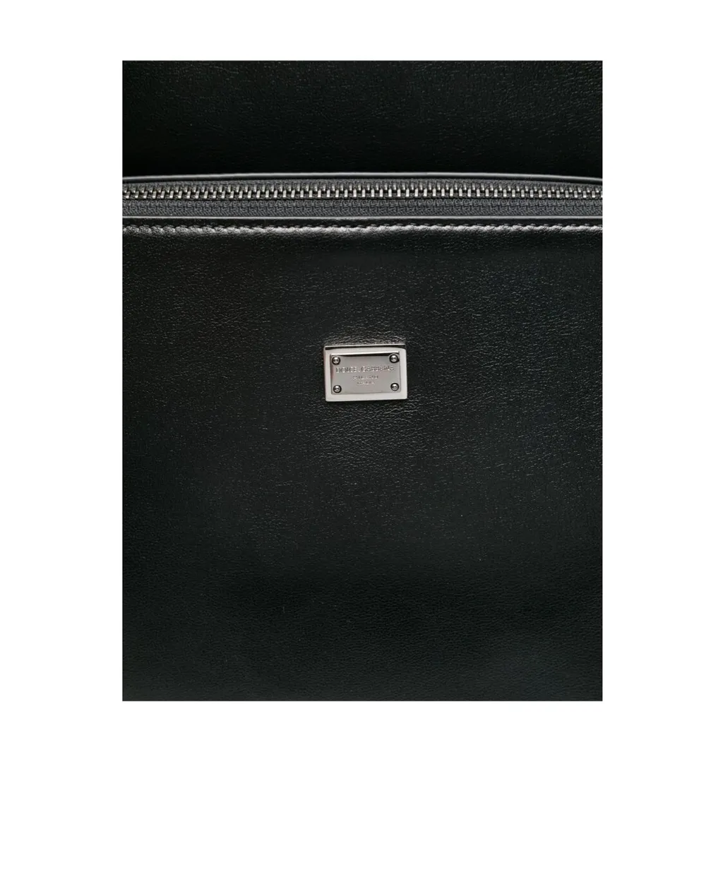 Logo Plaque Zipped Backpack