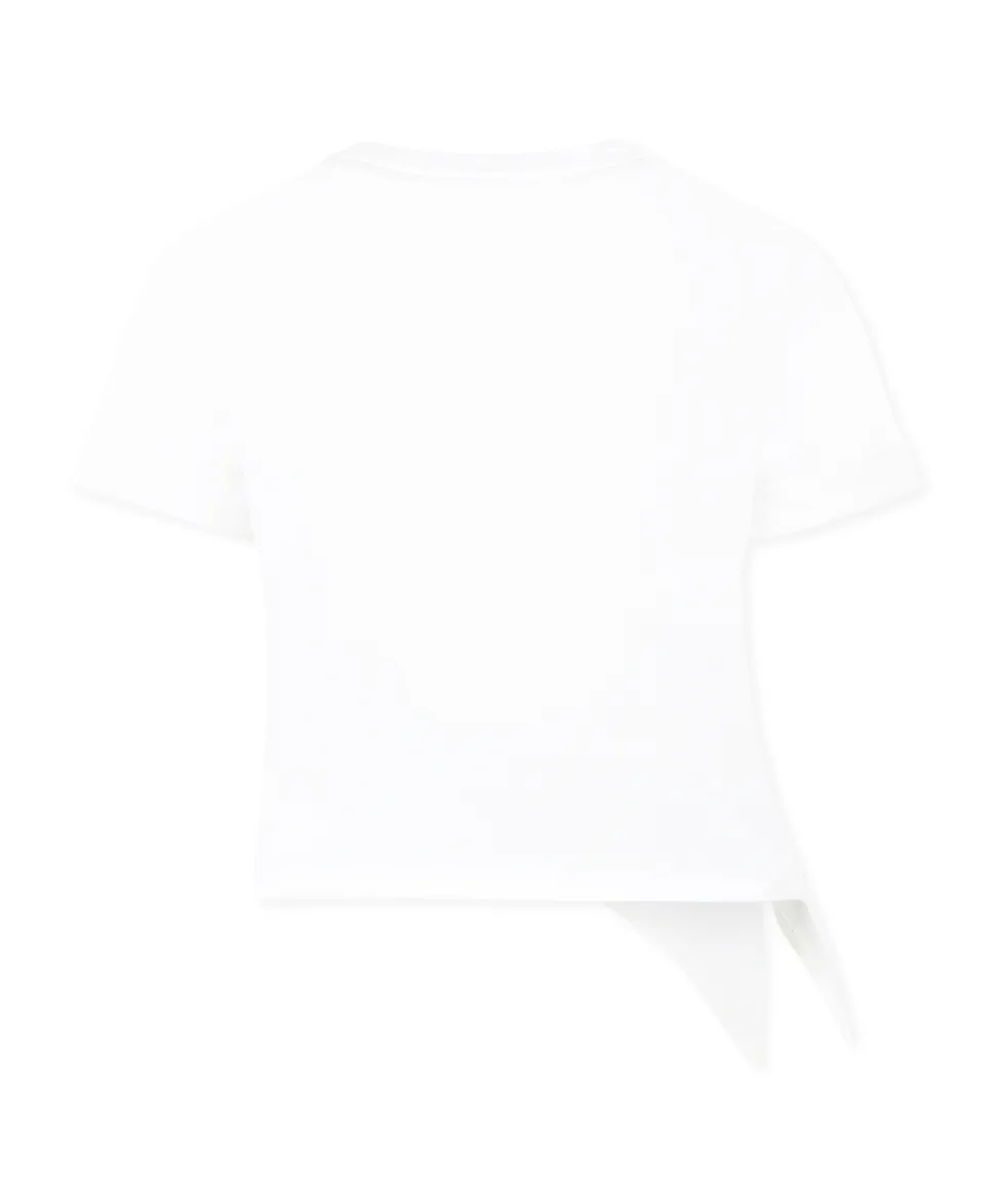 Dg Logo Patch Cropped T-Shirt