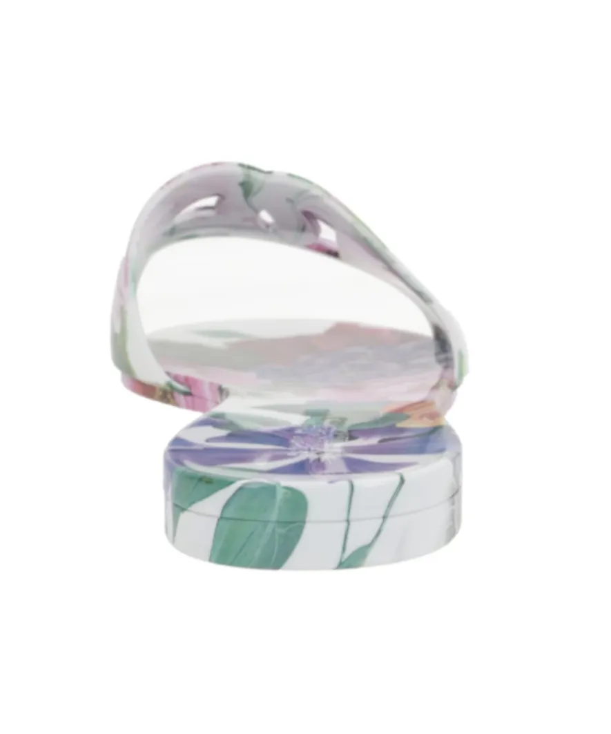 Floral Printed Beach Slides