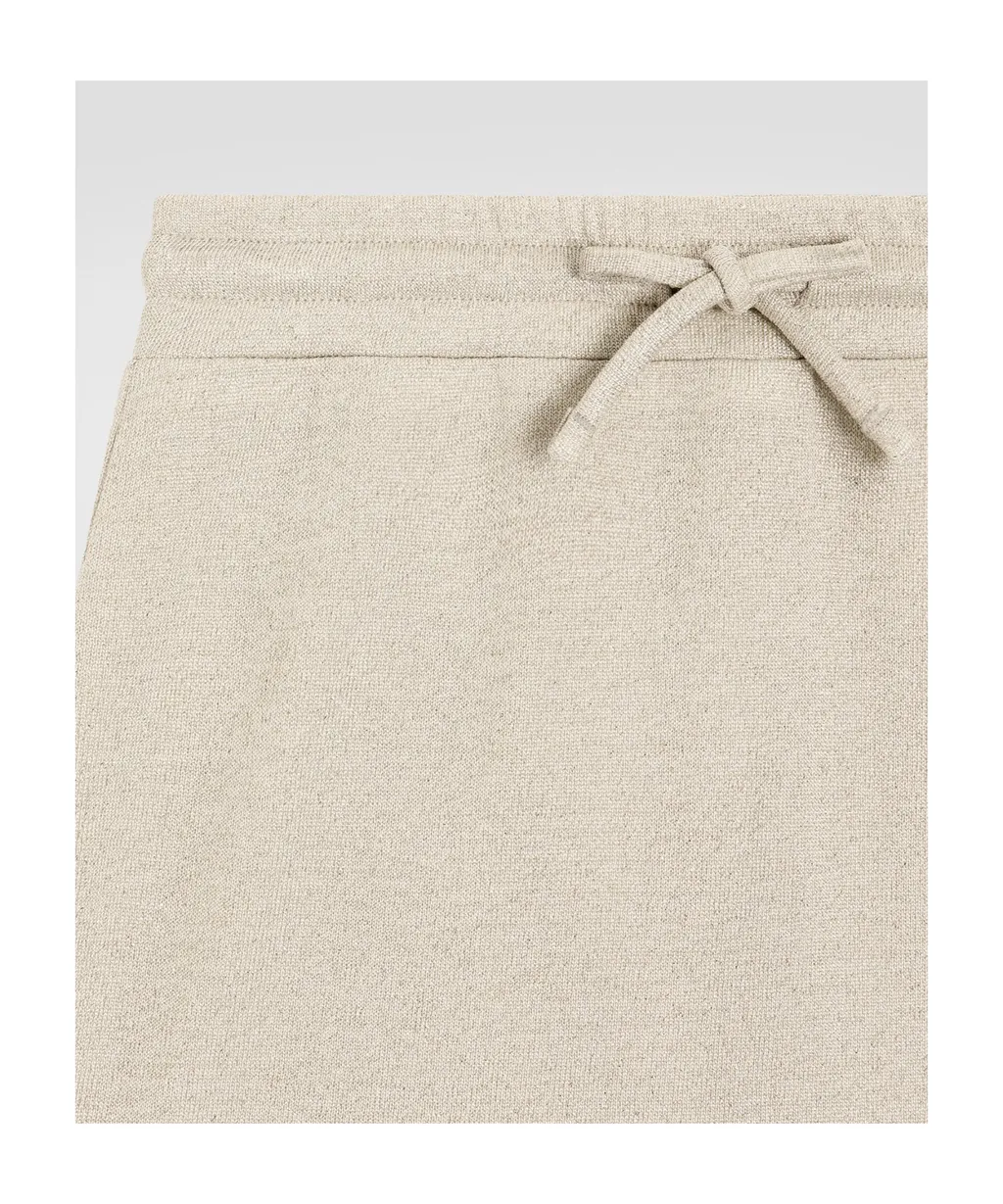 Logo-Appliqué Lurex Skirt