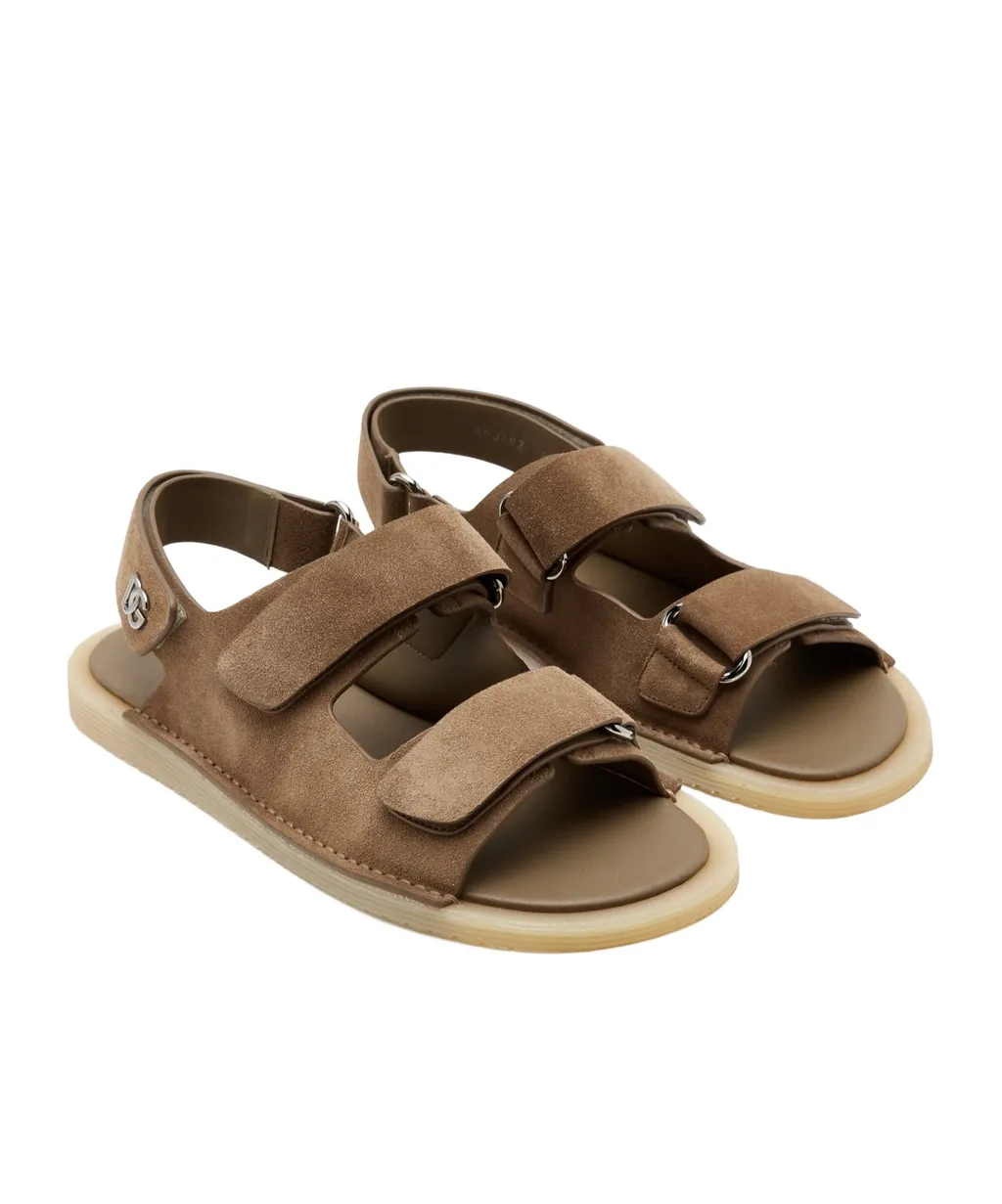 Logo Plaque Sandals