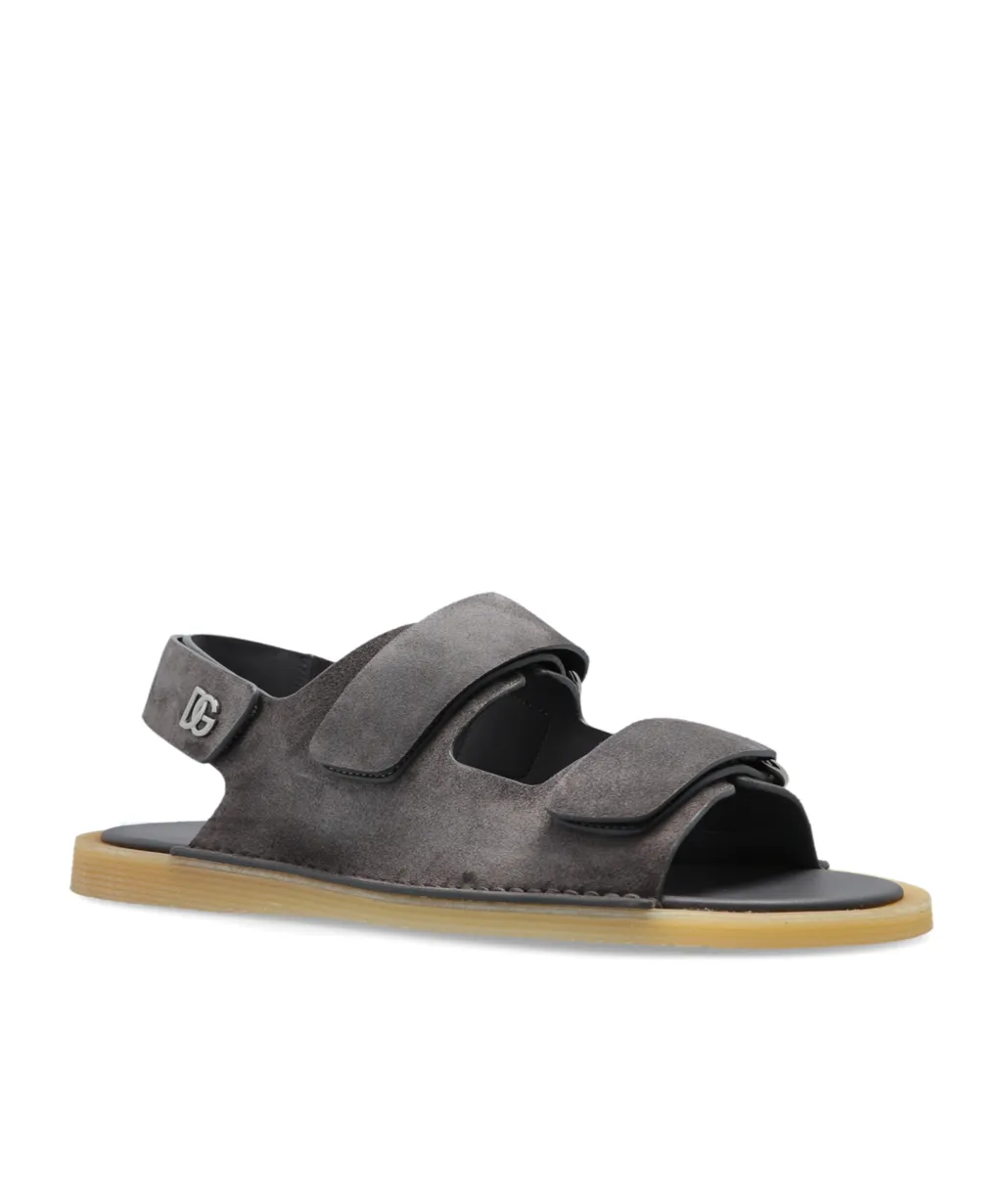 Logo Plaque Sandals