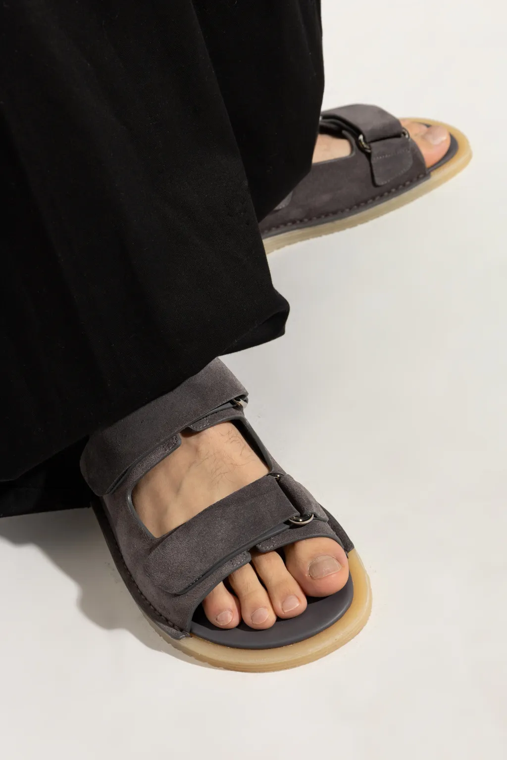 Logo Plaque Sandals