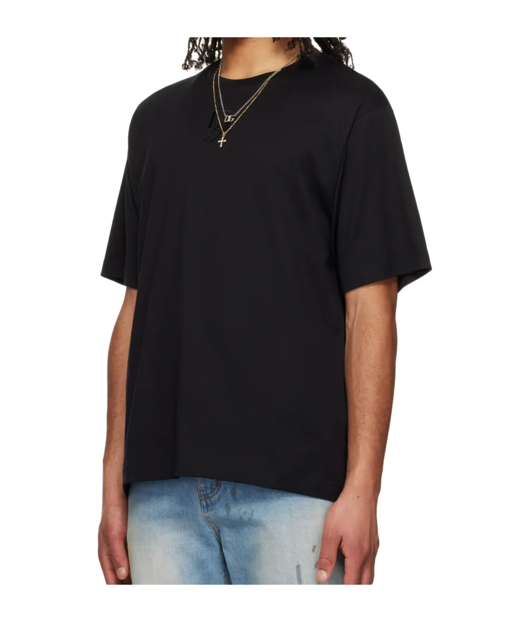 Logo Embroidered Crewneck T-Shirt