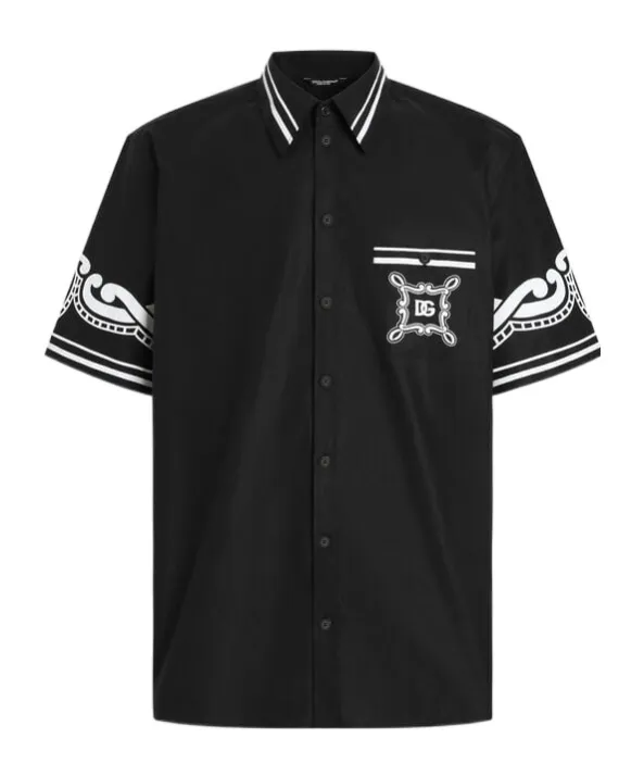 Logo Printed Short-Sleeved Shirt