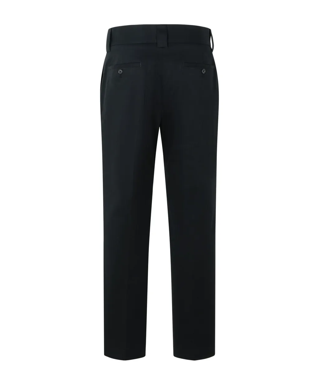 Logo Plaque Pressed Crease Trousers