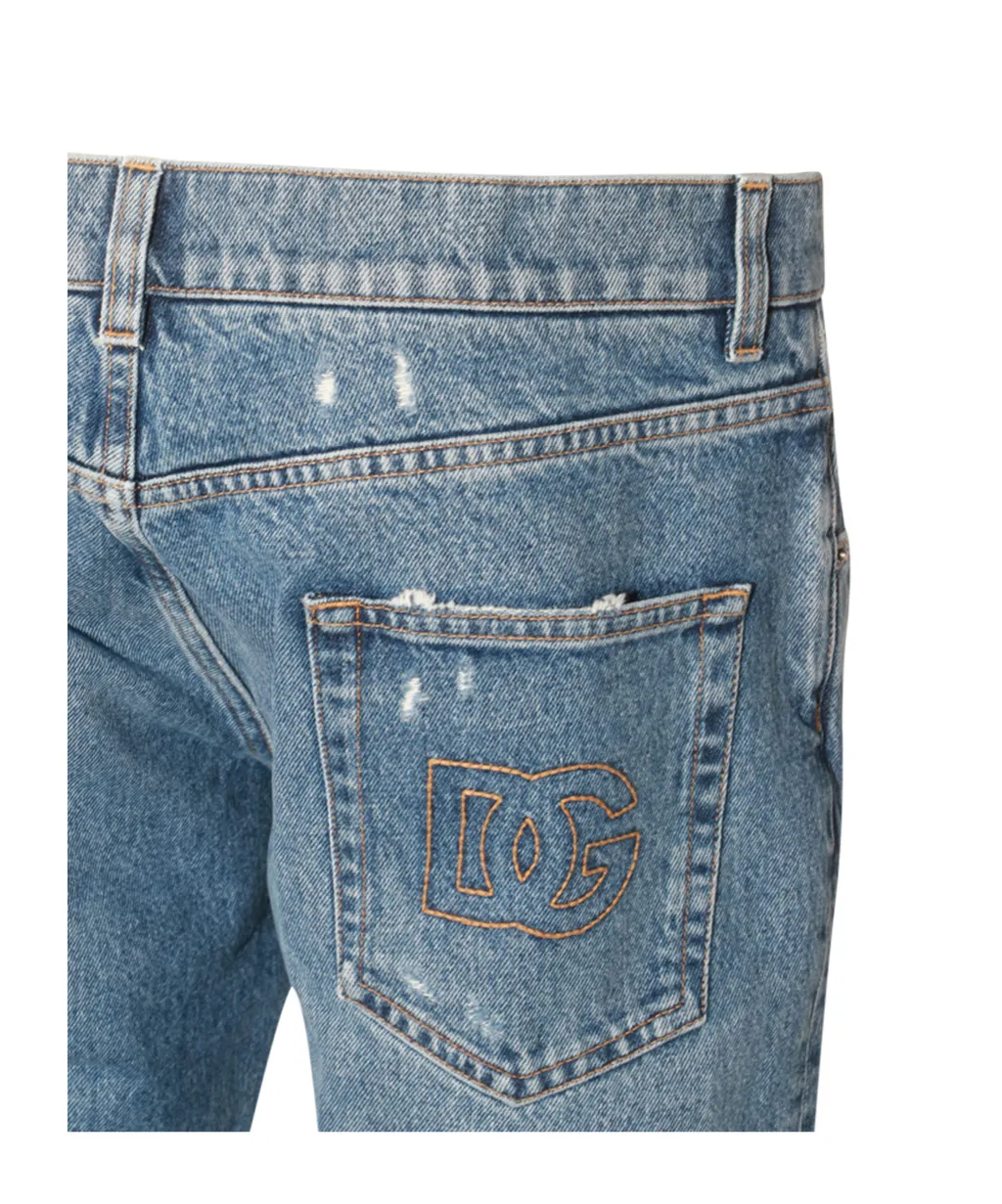 Distressed Jeans