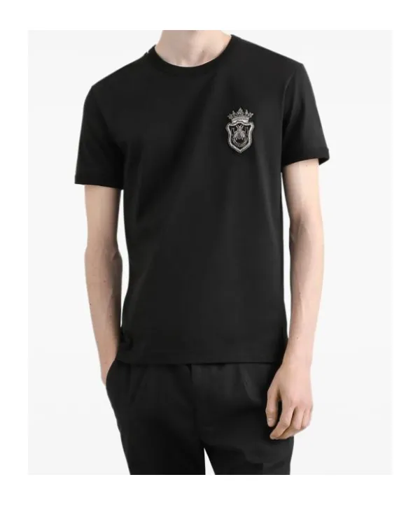 Heraldic Patch Crewneck T-Shirt
