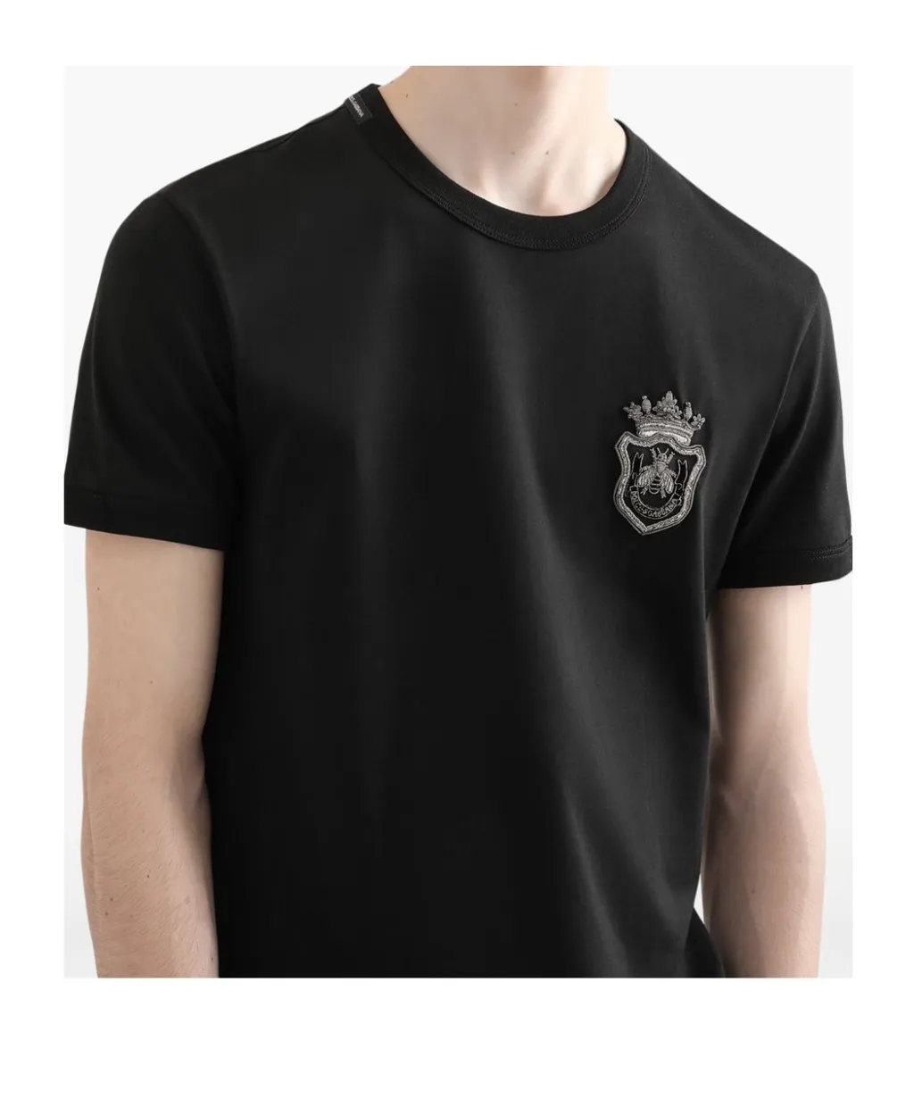 Heraldic Patch Crewneck T-Shirt