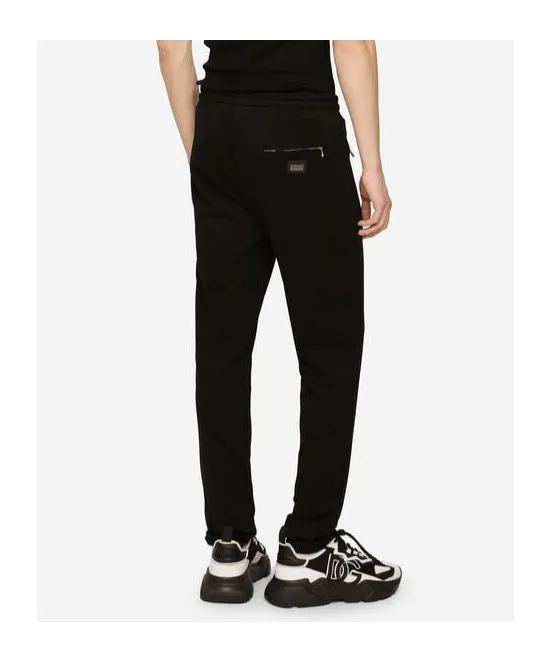 Drawstring Waist Jersey Sweatpants
