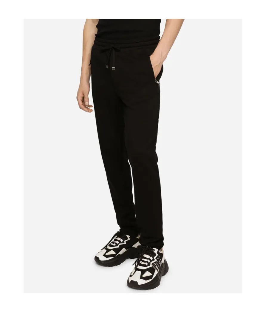 Drawstring Waist Jersey Sweatpants