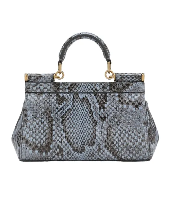 Small Logo Plaque Embossed Sicily Handbag