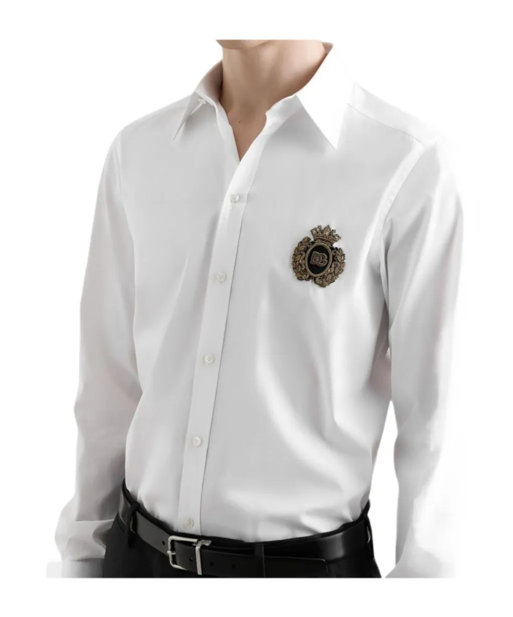 Heraldic Patch Long-Sleeved Shirt