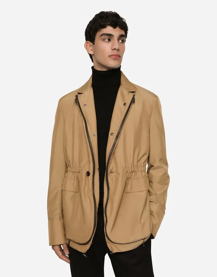 Layered Single-Breasted Blazer