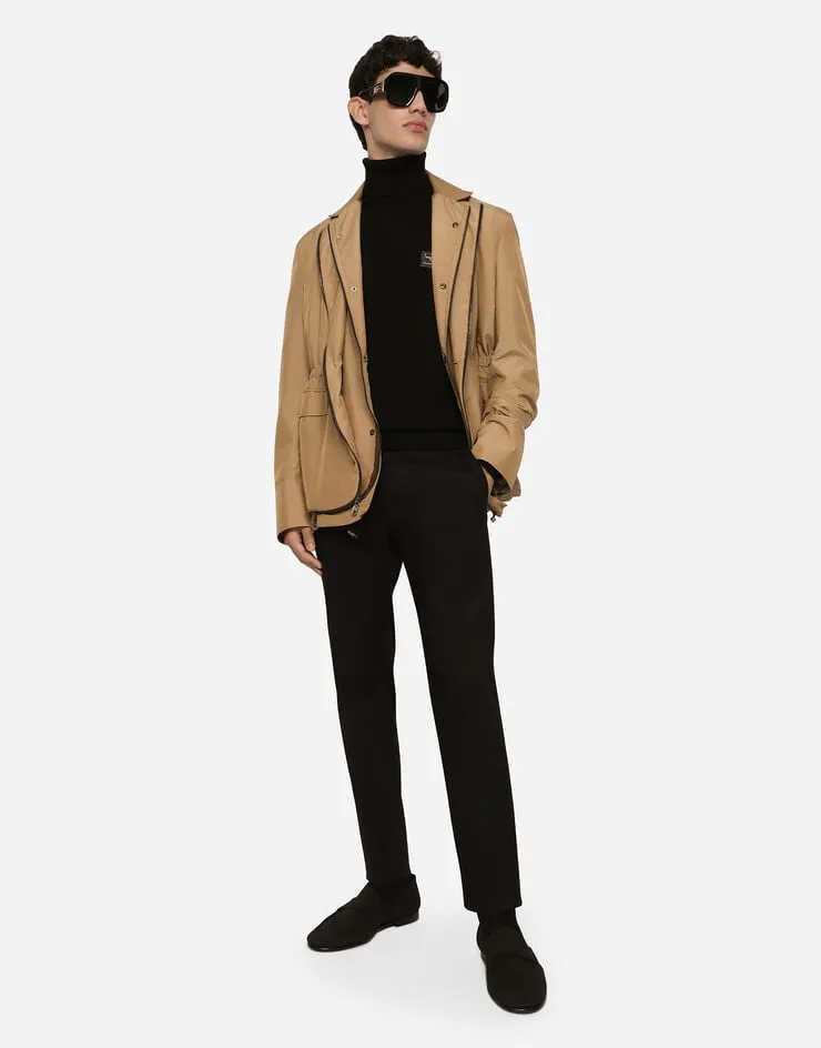 Layered Single-Breasted Blazer