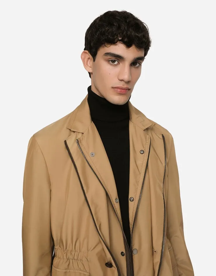 Layered Single-Breasted Blazer