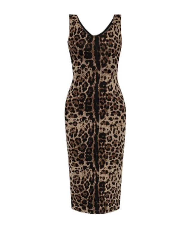 Dress With Animal Print