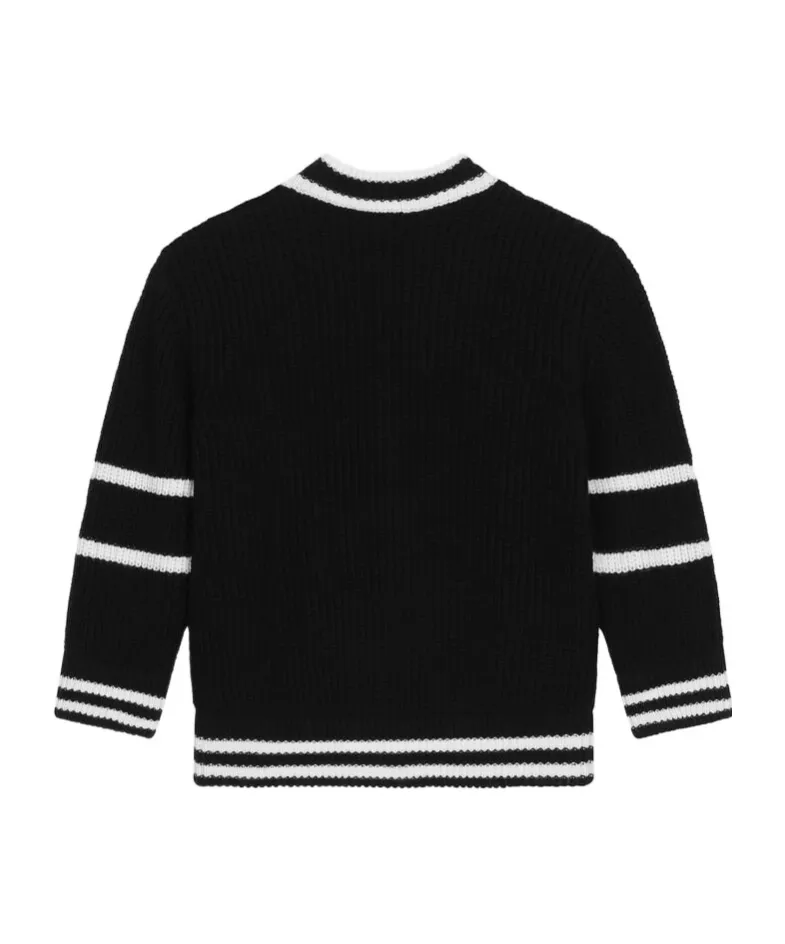 Embroidered-Logo Jumper