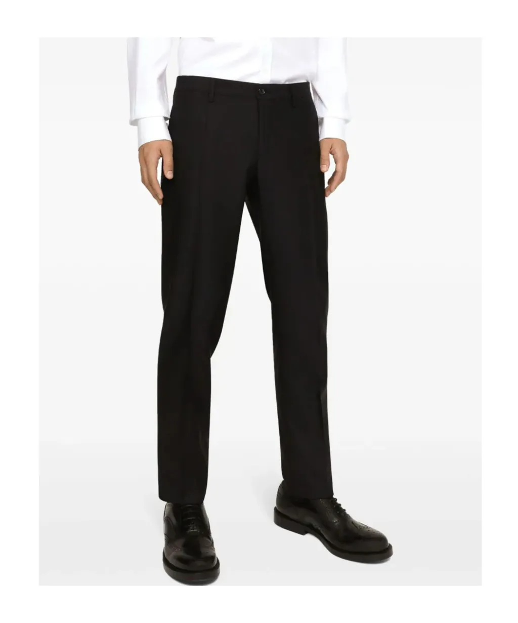 Single-Breasted Wool-Silk Suit