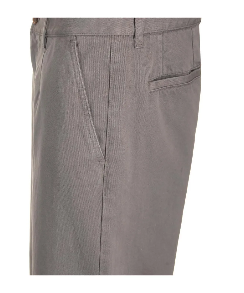 Mid-Rise Straight Leg Trousers
