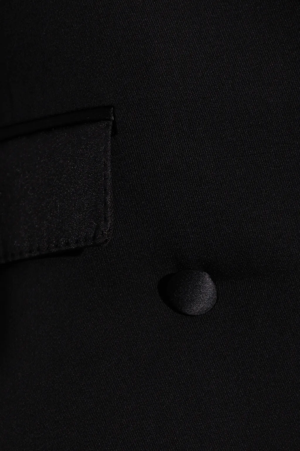 Double-Breasted Gabardine Tuxedo Jacket