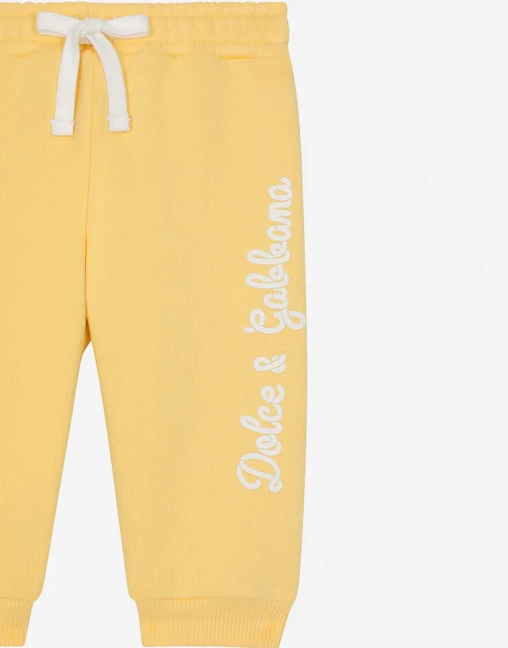 Logo-Print Cotton Track Pants