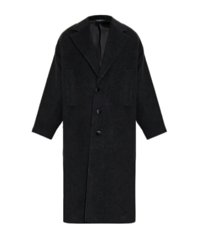 Oversize Single-Breasted Coat
