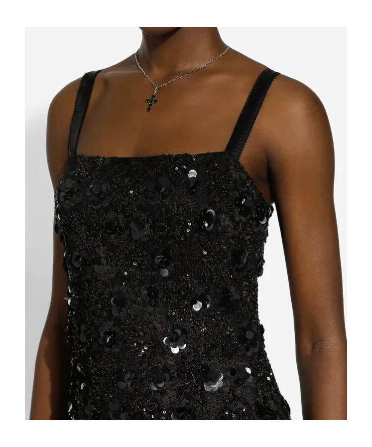 Sequined Short Dress