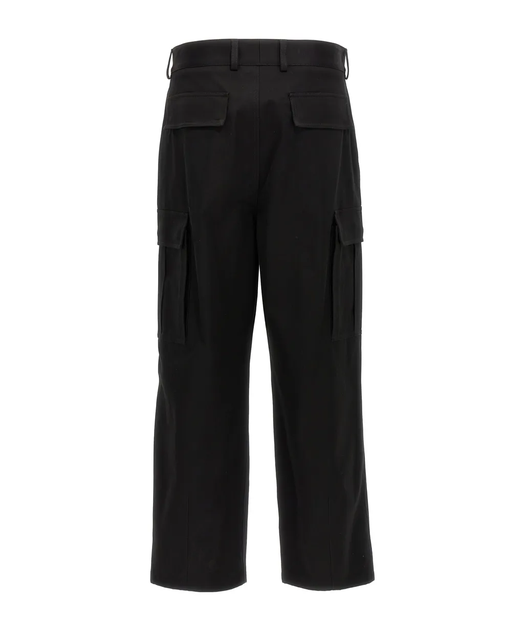 Logo Embroidered Straight Leg Pants