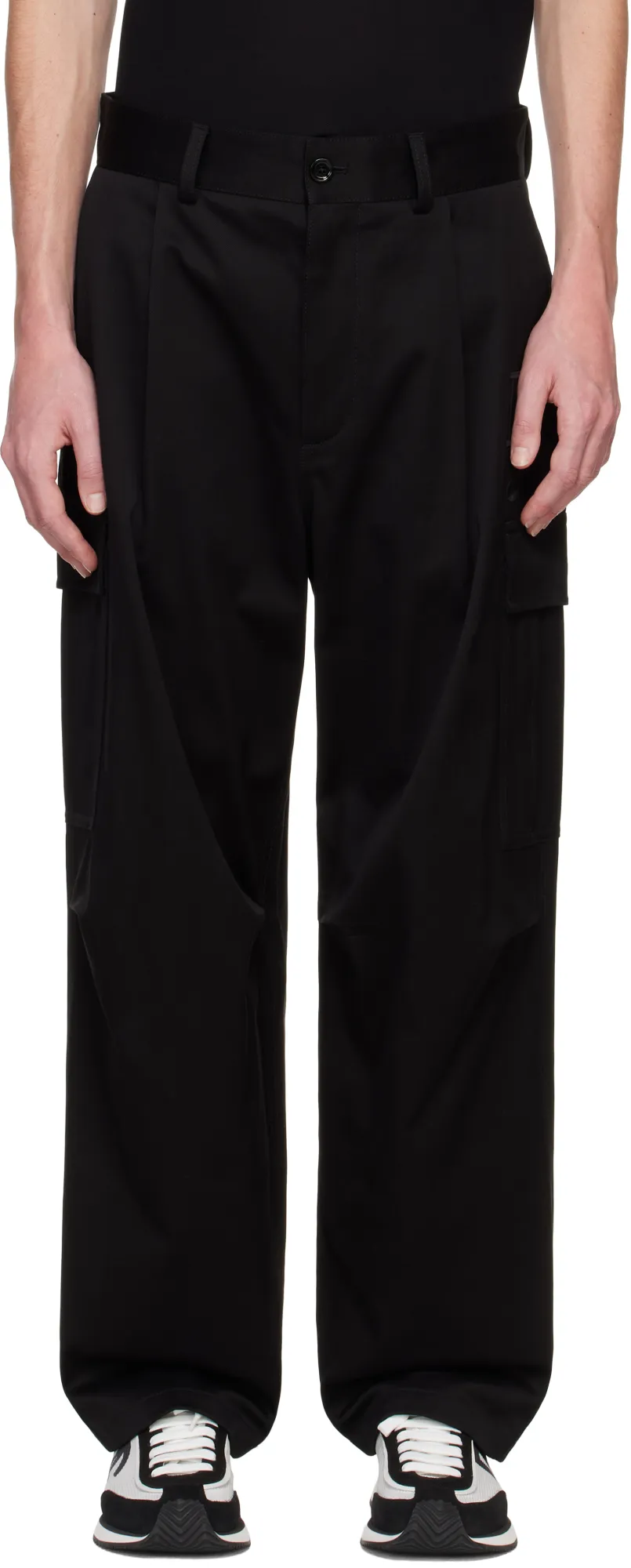 Logo Embroidered Straight Leg Pants