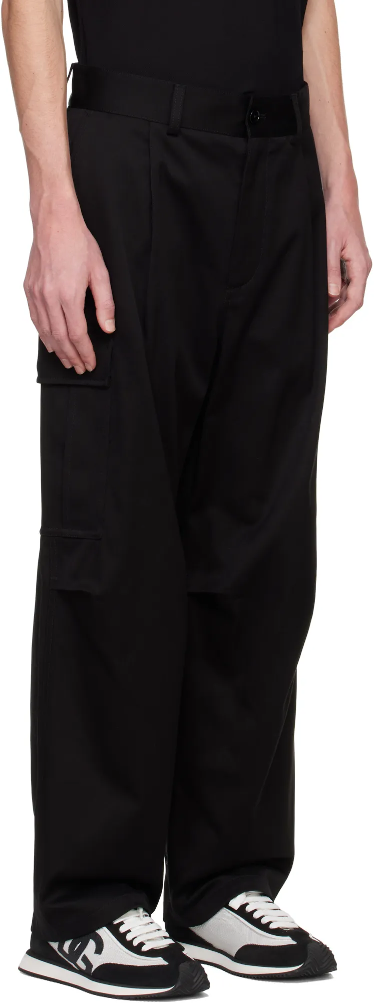 Logo Embroidered Straight Leg Pants